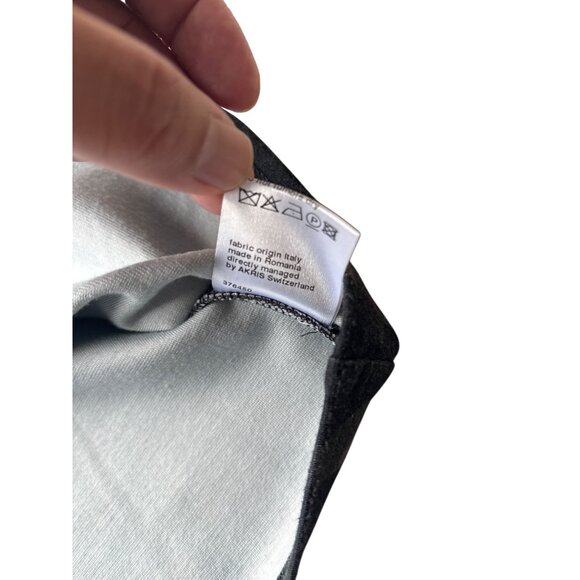 Akris Punto Womens Size US 10 Medium to LArge sleeveless Black gray Top - Picture 6 of 14